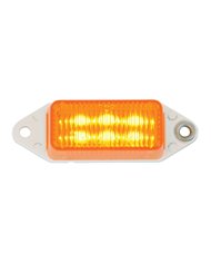 GG78370 - SMALL RECT. AMBER/AMBER 6-LED MARKER SEALED LIGHT, 2 HOLES GG78370 - SMALL RECT. AMBER/AMBER 6-LED MARKER SEALED LIGHT, 2 HOLES