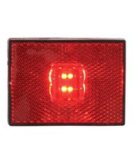 GG78381 - RECT. STUD MOUNT RED LED MARKER LIGHT W/REFLECTOR GG78381 - RECT. STUD MOUNT RED LED MARKER LIGHT W/REFLECTOR