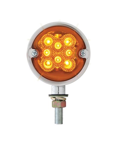 GG78550 - DOUBLE FACE CR DIE CAST FLAT AMBER SPYDER LED LIGHT GG78550 - DOUBLE FACE CR DIE CAST FLAT AMBER SPYDER LED LIGHT