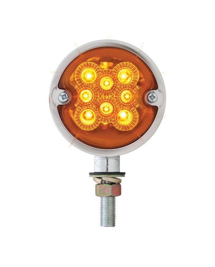 GG78550 - DOUBLE FACE CR DIE CAST FLAT AMBER SPYDER LED LIGHT GG78550 - DOUBLE FACE CR DIE CAST FLAT AMBER SPYDER LED LIGHT