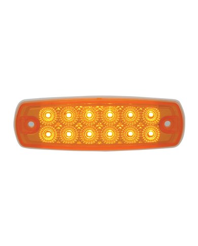 GG78560 - ULTRA THIN SPYDER AMBER 12-LED MARKER LIGHT, AMBER LENS GG78560 - ULTRA THIN SPYDER AMBER 12-LED MARKER LIGHT, AMBER LENS