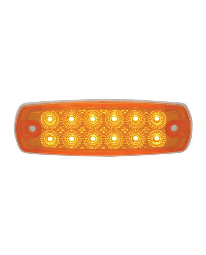 GG78560 - ULTRA THIN SPYDER AMBER 12-LED MARKER LIGHT, AMBER LENS GG78560 - ULTRA THIN SPYDER AMBER 12-LED MARKER LIGHT, AMBER LENS