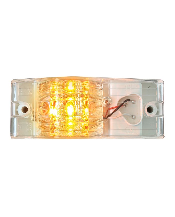 GG78601 - SIDE MOUNT SPYDER AMBER/CLEAR 9-LED MARKER/TURN LIGHT GG78601 - SIDE MOUNT SPYDER AMBER/CLEAR 9-LED MARKER/TURN LIGHT