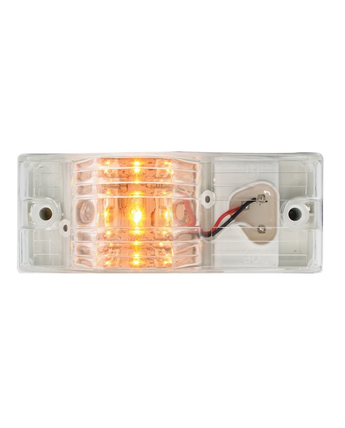 GG78606 - SIDE MOUNT AMBER/CLEAR 9-LED MARKER/TURN LIGHT GG78606 - SIDE MOUNT AMBER/CLEAR 9-LED MARKER/TURN LIGHT