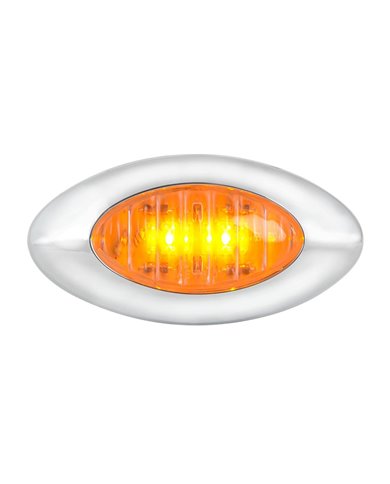 GG79250 - SMALL Y2K AMBER/AMBER 2LED PLUG-IN MARKER LIGHT GG79250 - SMALL Y2K AMBER/AMBER 2LED PLUG-IN MARKER LIGHT