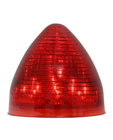 GG79301 - 2.5" BEEHIVE RED/RED 13-LED LIGHT GG79301 - 2.5" BEEHIVE RED/RED 13-LED LIGHT