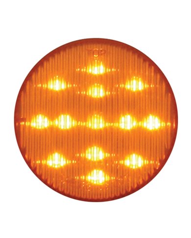 GG79310 - 2.5" FLEET AMBER/AMBER 13 LED SEALED LIGHT GG79310 - 2.5" FLEET AMBER/AMBER 13 LED SEALED LIGHT