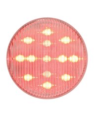 GG79318 - 2.5" FLEET RED/CLEAR 13 LED SEALED LIGHT