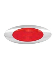 GG79453 - PLUG IN RED 5-LED Y2K LIGHT W/CR. PLASTIC RIM