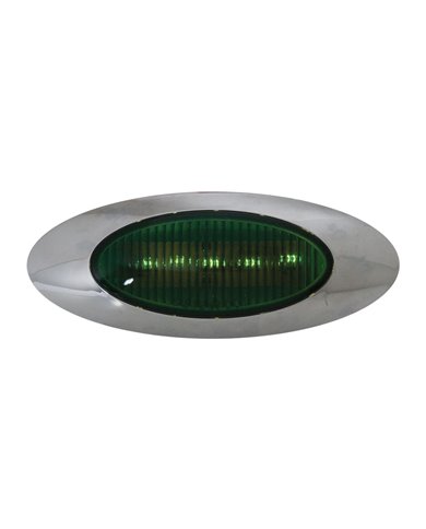 GG79463 - PLUG IN Y2K GREEN MARKER LIGHT W/ CR. PLASTIC BEZEL GG79463 - PLUG IN Y2K GREEN MARKER LIGHT W/ CR. PLASTIC BEZEL