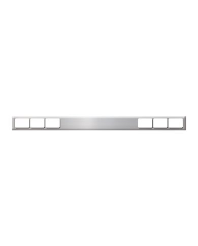 GG80132 - 1 PC S.S. LIGHT BAR ONLY W/ RECT. HOLES GG80132 - 1 PC S.S. LIGHT BAR ONLY W/ RECT. HOLES