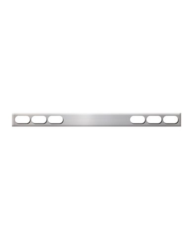 GG80137 - 1 PC S.S. REAR LIGHT BAR ONLY W/OVAL HOLES GG80137 - 1 PC S.S. REAR LIGHT BAR ONLY W/OVAL HOLES