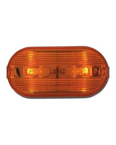 GG80241 - AMBER OBLONG MARKER LIGHT W/WHITE BASE GG80241 - AMBER OBLONG MARKER LIGHT W/WHITE BASE