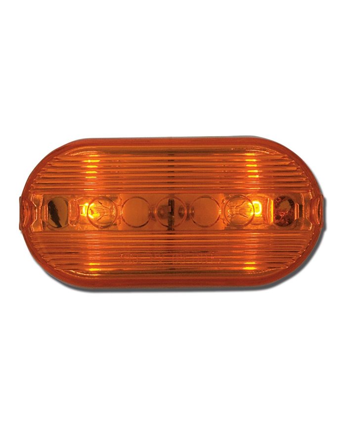 GG80241 - AMBER OBLONG MARKER LIGHT W/WHITE BASE GG80241 - AMBER OBLONG MARKER LIGHT W/WHITE BASE