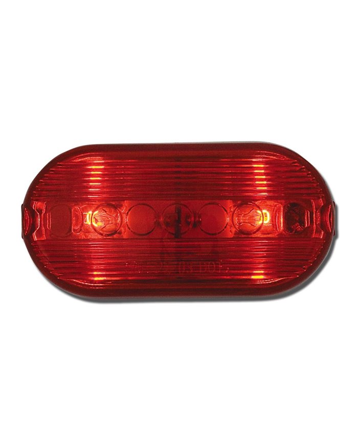 GG80244 - RED OBLONG MARKER LIGHT W/WHITE BASE GG80244 - RED OBLONG MARKER LIGHT W/WHITE BASE