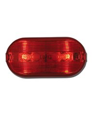 GG80244 - RED OBLONG MARKER LIGHT W/WHITE BASE GG80244 - RED OBLONG MARKER LIGHT W/WHITE BASE