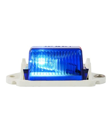 GG80252 - BLUE MINI LIGHT W/ WHITE BASE GG80252 - BLUE MINI LIGHT W/ WHITE BASE