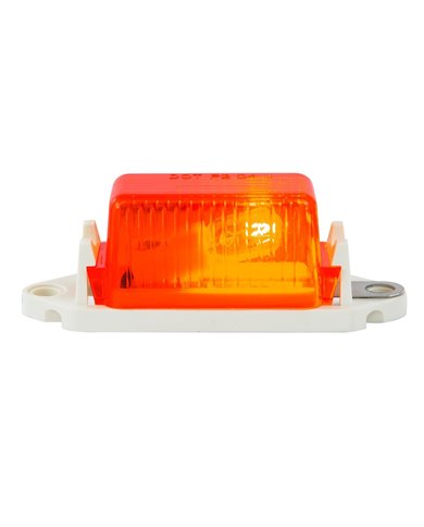 GG80254 - MINI RECT. RED MARKER LIGHT W/ WHITE BASE GG80254 - MINI RECT. RED MARKER LIGHT W/ WHITE BASE