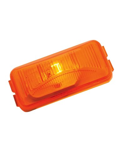 GG80275 - SMALL RECT. AMBER 1 BULB MARKER LIGHT GG80275 - SMALL RECT. AMBER 1 BULB MARKER LIGHT