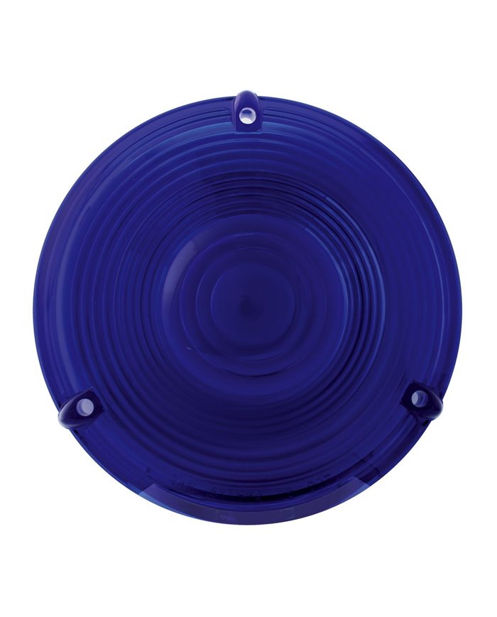 GG80302 - BLUE PLASTIC LENS FOR 4" COMBINATION LIGHT