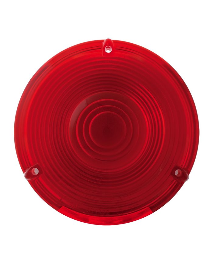 GG80304 - RED PLASTIC LENS FOR 4" COMBINATION LIGHT