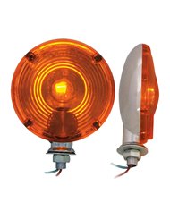 GG80321 - STANDARD 4" 1 FACE AMBER COMBINATION LIGHT, 4 HOLES GG80321 - STANDARD 4" 1 FACE AMBER COMBINATION LIGHT, 4 HOLES