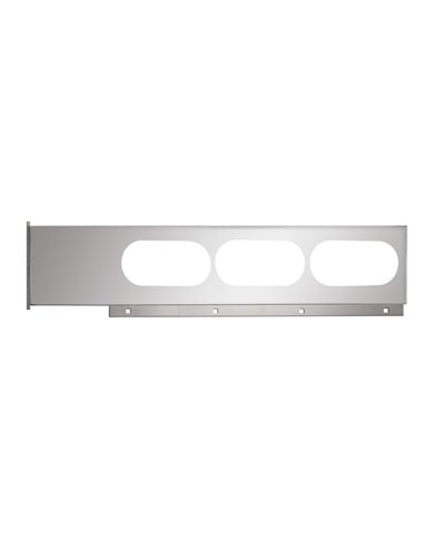 GG80332 - 2 PC. S.S. REAR LIGHT BAR W/ OVAL HOLES GG80332 - 2 PC. S.S. REAR LIGHT BAR W/ OVAL HOLES