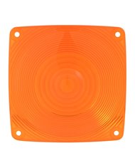 GG80351 - AMBER PLASTIC LENS FOR SQUARE COMBINATION LIGHT