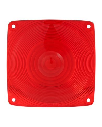 GG80352 - RED PLASTIC LENS FOR SQUARE COMBINATION LIGHT GG80352 - RED PLASTIC LENS FOR SQUARE COMBINATION LIGHT