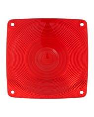 GG80352 - RED PLASTIC LENS FOR SQUARE COMBINATION LIGHT