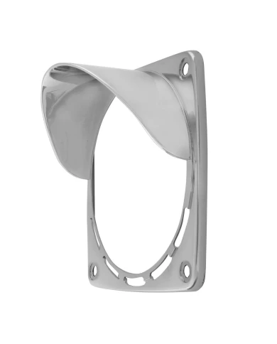 GG80358 - CR. PLASTIC BEZEL W/VISOR FOR SQUARE PEDESTAL LIGHT GG80358 - CR. PLASTIC BEZEL W/VISOR FOR SQUARE PEDESTAL LIGHT