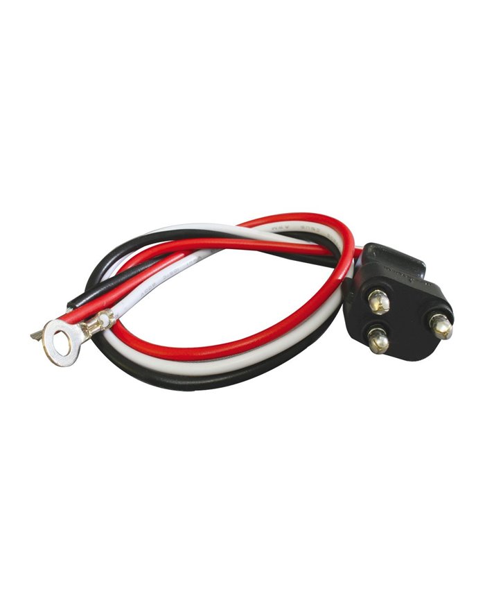 GG80472 - 3 PRONG STRAIGHT PLUG PIGTAIL 3 WIRES, DUAL FUNCTION