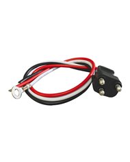 GG80472 - 3 PRONG STRAIGHT PLUG PIGTAIL 3 WIRES, DUAL FUNCTION