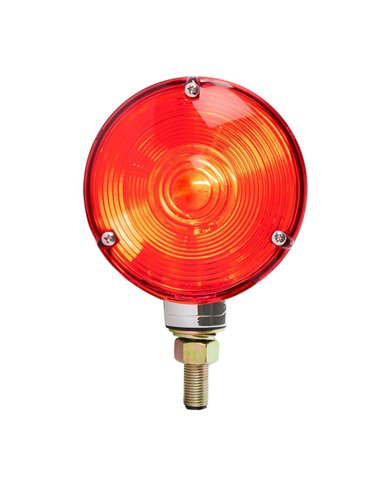 GG80500 - CR. DIE CAST 1 FACE RED COMBINATION LIGHT, 3 HOLES GG80500 - CR. DIE CAST 1 FACE RED COMBINATION LIGHT, 3 HOLES