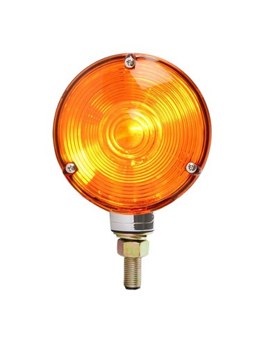GG80501 - CR. DIE CAST 1 FACE AMBER COMBINATION LIGHT, 3 HOLES GG80501 - CR. DIE CAST 1 FACE AMBER COMBINATION LIGHT, 3 HOLES