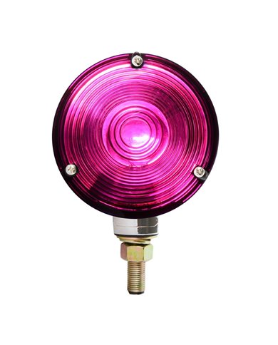 GG80502 - CR. DIE CAST 1 FACE PURPLE COMBINATION LIGHT, 3 HOLES GG80502 - CR. DIE CAST 1 FACE PURPLE COMBINATION LIGHT, 3 HOLES