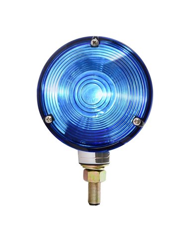 GG80503 - CR. DIE CAST 1 FACE BLUE COMBINATION LIGHT, 3 HOLES GG80503 - CR. DIE CAST 1 FACE BLUE COMBINATION LIGHT, 3 HOLES