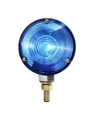 GG80503 - CR. DIE CAST 1 FACE BLUE COMBINATION LIGHT, 3 HOLES