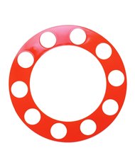 GG80510 - PLASTIC RIM PROTECTOR, 10 X 1-7/8" DIA HOLES, ORANGE