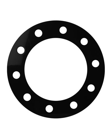 GG80511 - BLACK PLASTIC RIM PROTECTOR FOR 10 HOLES W/32 MM DIA. GG80511 - BLACK PLASTIC RIM PROTECTOR FOR 10 HOLES W/32 MM DIA.