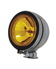 GG80631 - 5" CR. AMBER GLASS LIGHT W/H3 12V/55W HALOGEN BULB