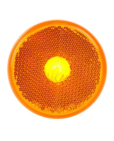 GG80713 - 2-1/2" AMBER REFLECTOR MARKER SEALED LIGHT GG80713 - 2-1/2" AMBER REFLECTOR MARKER SEALED LIGHT