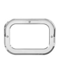 GG80786 - CR. PLASTIC GROMMET COVER W/ VISOR FOR RECT. LIGHT