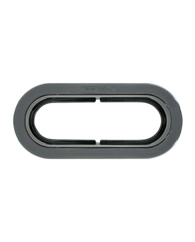 GG80802 - OVAL BLACK GROMMET GG80802 - OVAL BLACK GROMMET