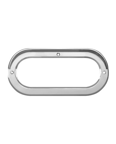 GG80807 - CR. PLASTIC GROMMET COVER W/ VISOR FOR OVAL LIGHT GG80807 - CR. PLASTIC GROMMET COVER W/ VISOR FOR OVAL LIGHT