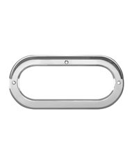 GG80807 - CR. PLASTIC GROMMET COVER W/ VISOR FOR OVAL LIGHT GG80807 - CR. PLASTIC GROMMET COVER W/ VISOR FOR OVAL LIGHT