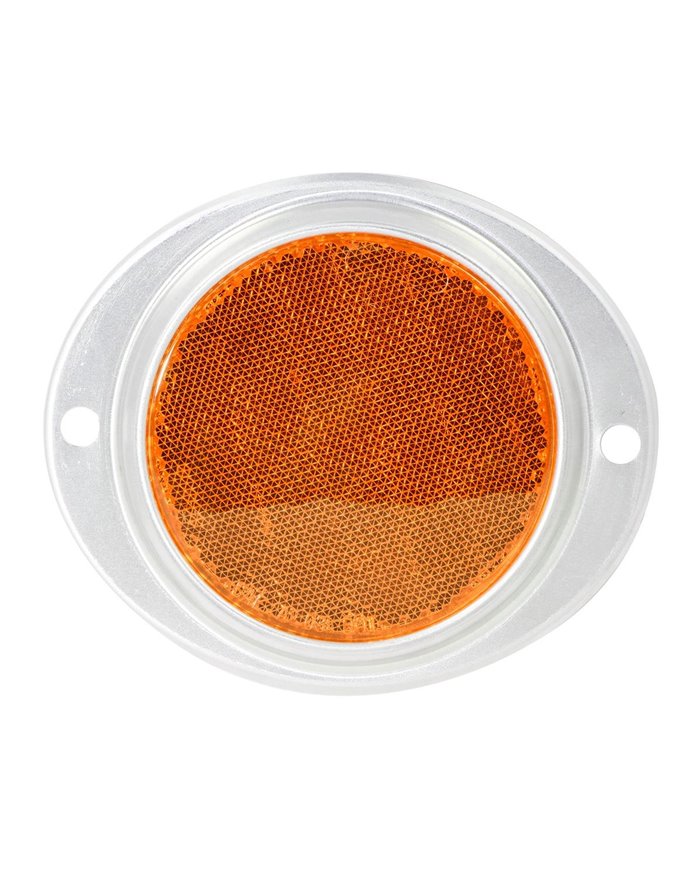 GG80815 - 3" AMBER REFLECTOR W/ ALUMINUM SCREW MOUNT BASE