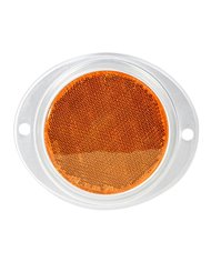 GG80815 - 3" AMBER REFLECTOR W/ ALUMINUM SCREW MOUNT BASE GG80815 - 3" AMBER REFLECTOR W/ ALUMINUM SCREW MOUNT BASE