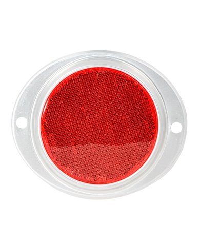 GG80816 - 3" RED REFLECTOR W/ ALUMINUM SCREW MOUNT BASE GG80816 - 3" RED REFLECTOR W/ ALUMINUM SCREW MOUNT BASE