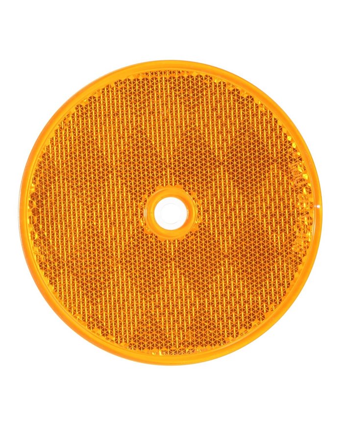GG80821 - 3-1/4" AMBER CENTER MOUNT REFLECTOR